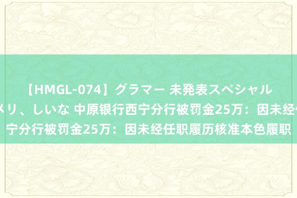【HMGL-074】グラマー 未発表スペシャル 7 ゆず、MARIA、アメリ、しいな 中原银行西宁分行被罚金25万：因未经任职履历核准本色履职